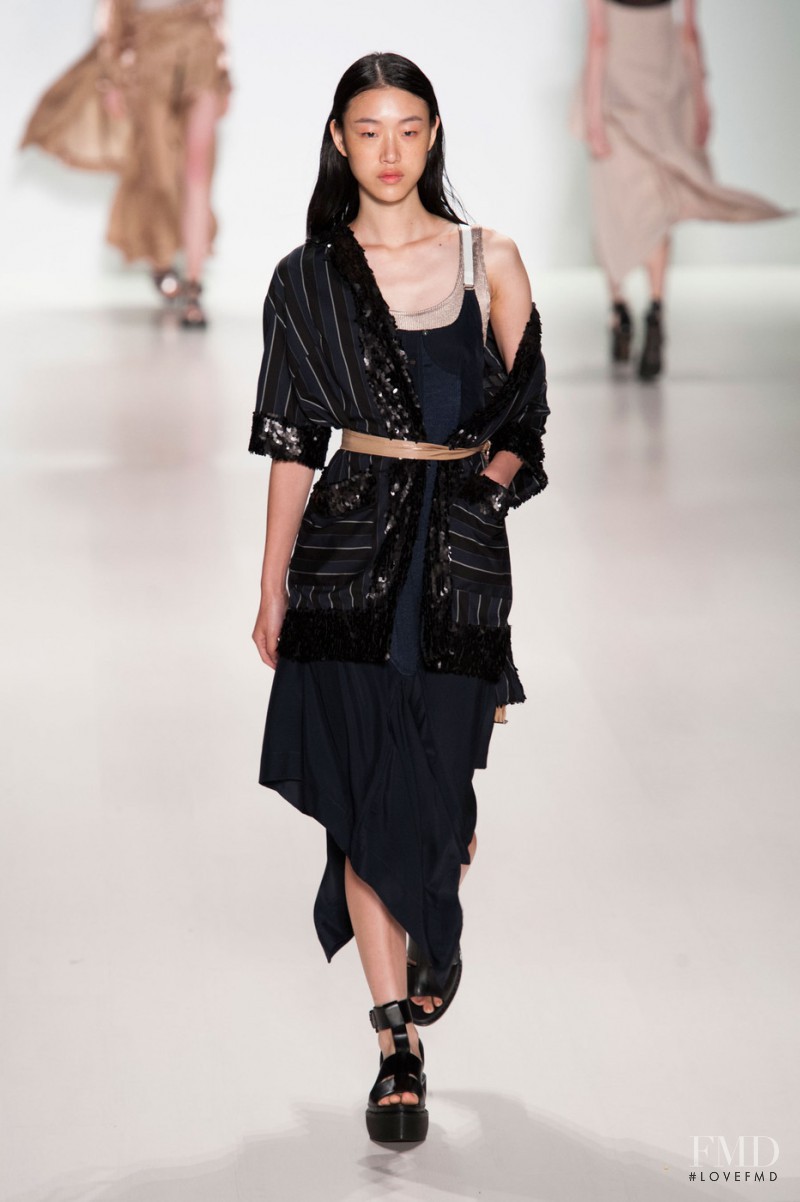 So Ra Choi featured in  the Richard Chai Love fashion show for Spring/Summer 2015