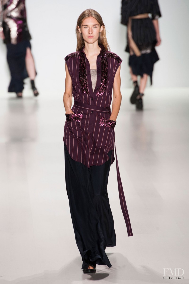 Manuela Frey featured in  the Richard Chai Love fashion show for Spring/Summer 2015
