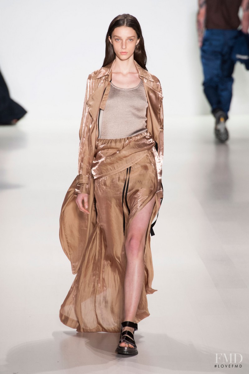 Larissa Marchiori featured in  the Richard Chai Love fashion show for Spring/Summer 2015