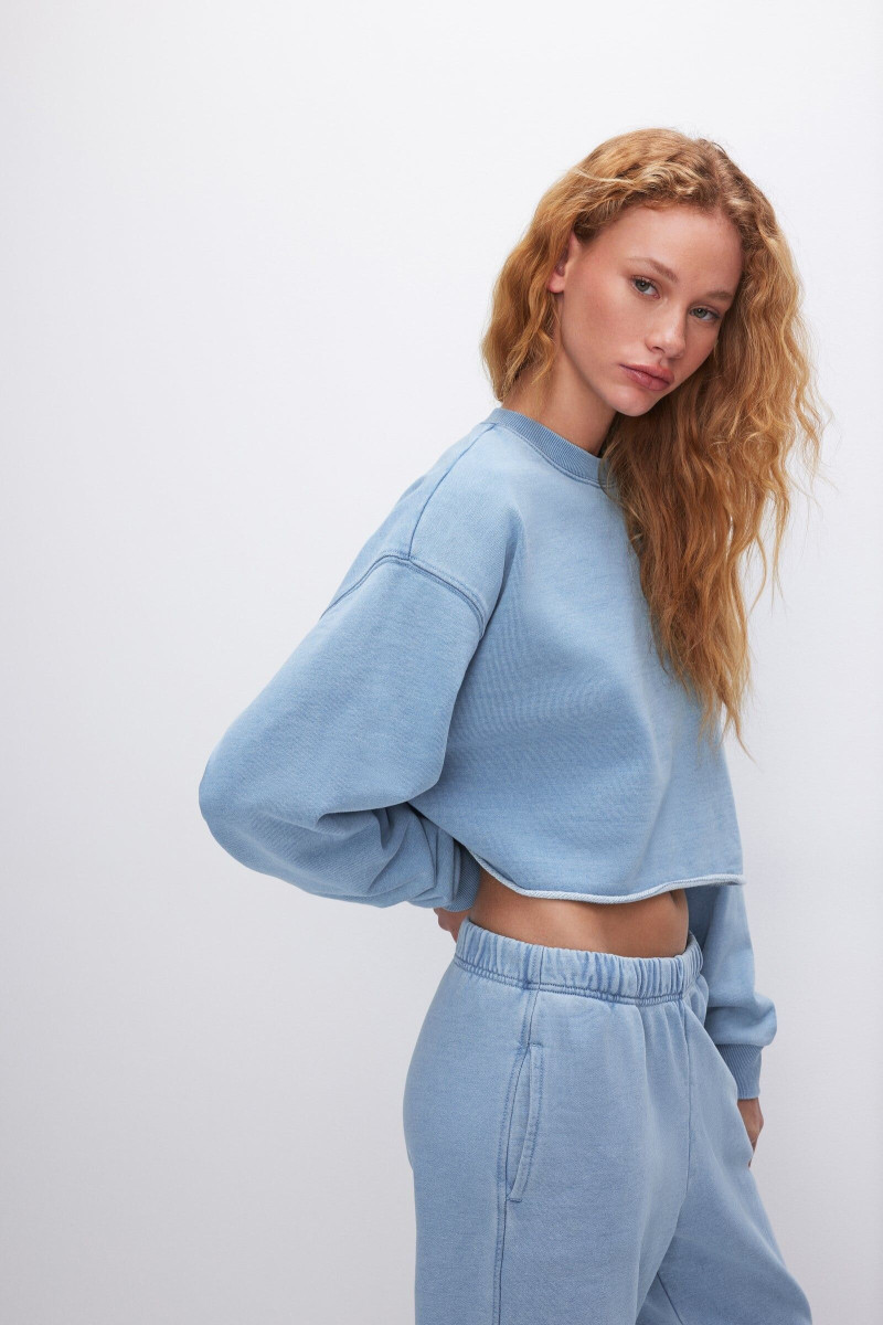 Tess Summer Carter featured in  the Good American catalogue for Spring/Summer 2024