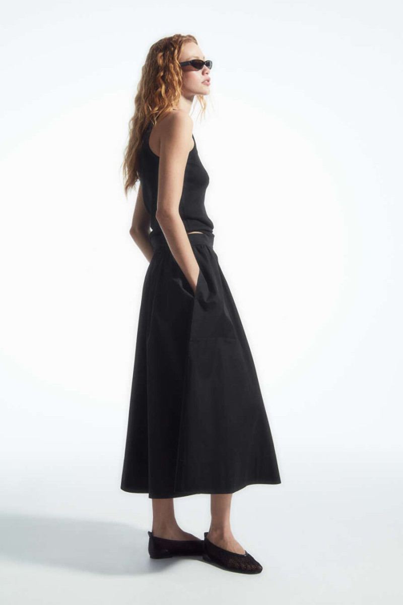 Tess Summer Carter featured in  the Cos Sweden catalogue for Spring/Summer 2024