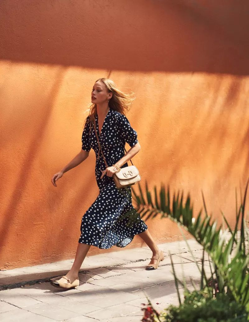 Tess Summer Carter featured in  the Boden Lifestyle advertisement for Spring/Summer 2024