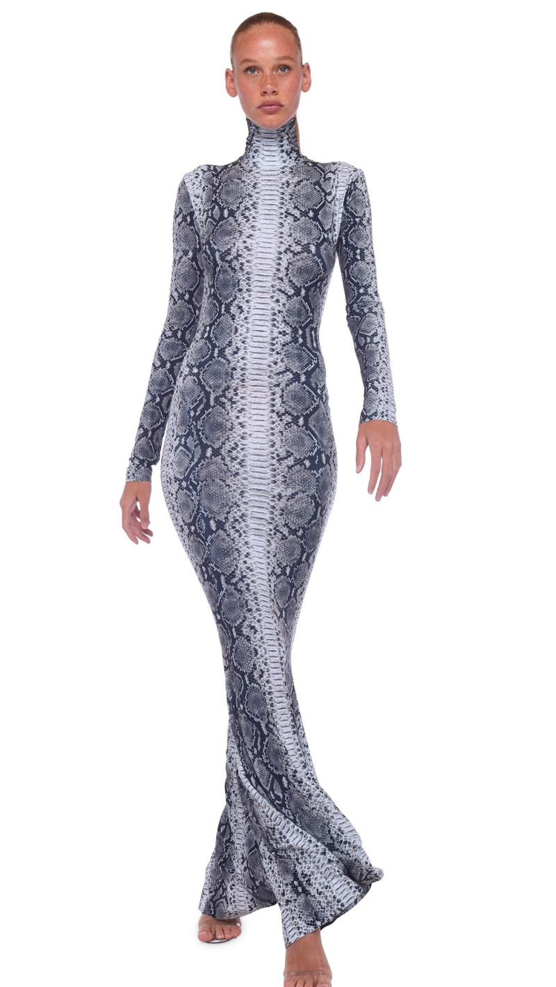 Tess Summer Carter featured in  the Omo Norma Kamali catalogue for Spring/Summer 2023