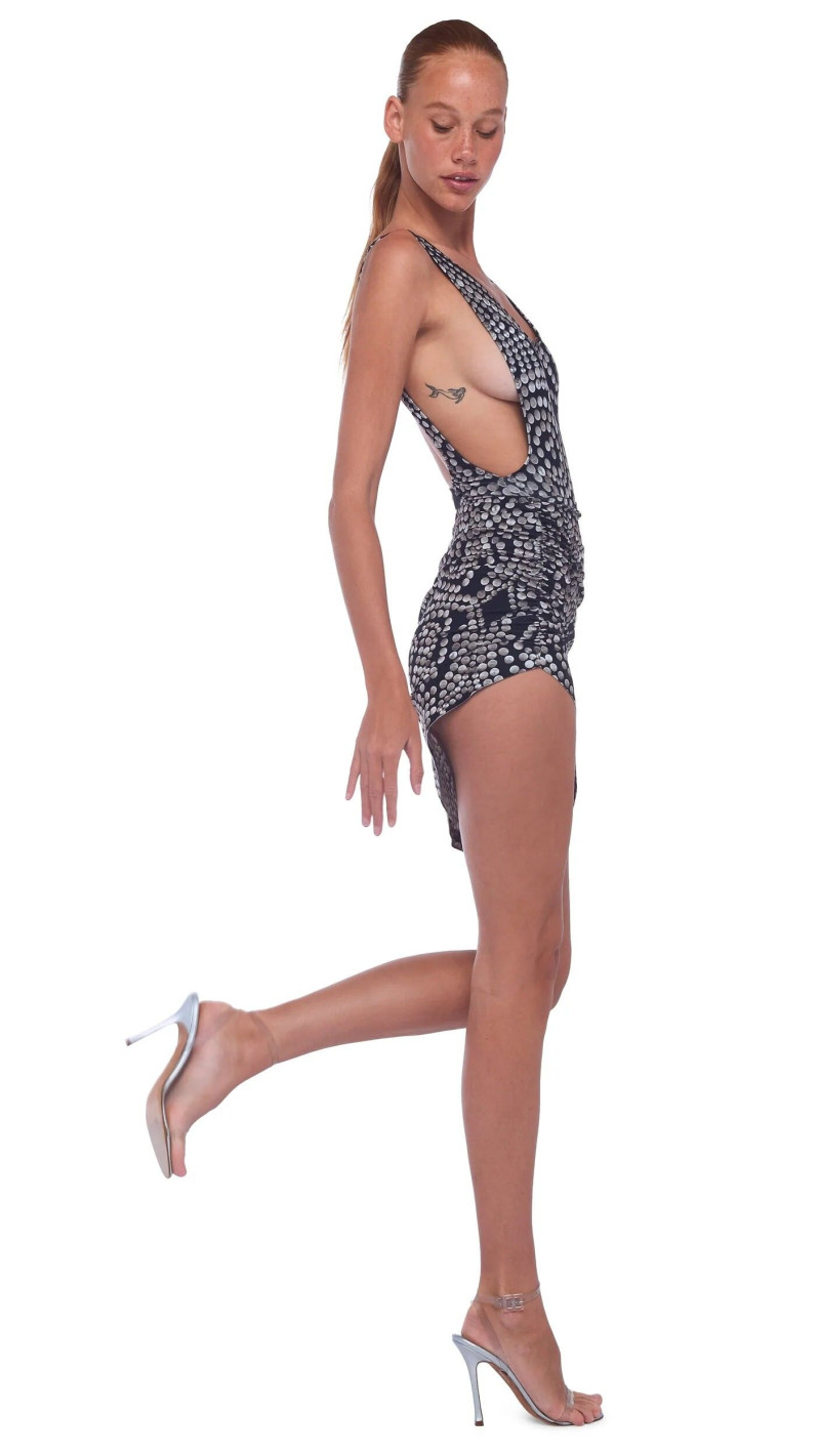 Tess Summer Carter featured in  the Omo Norma Kamali catalogue for Spring/Summer 2023