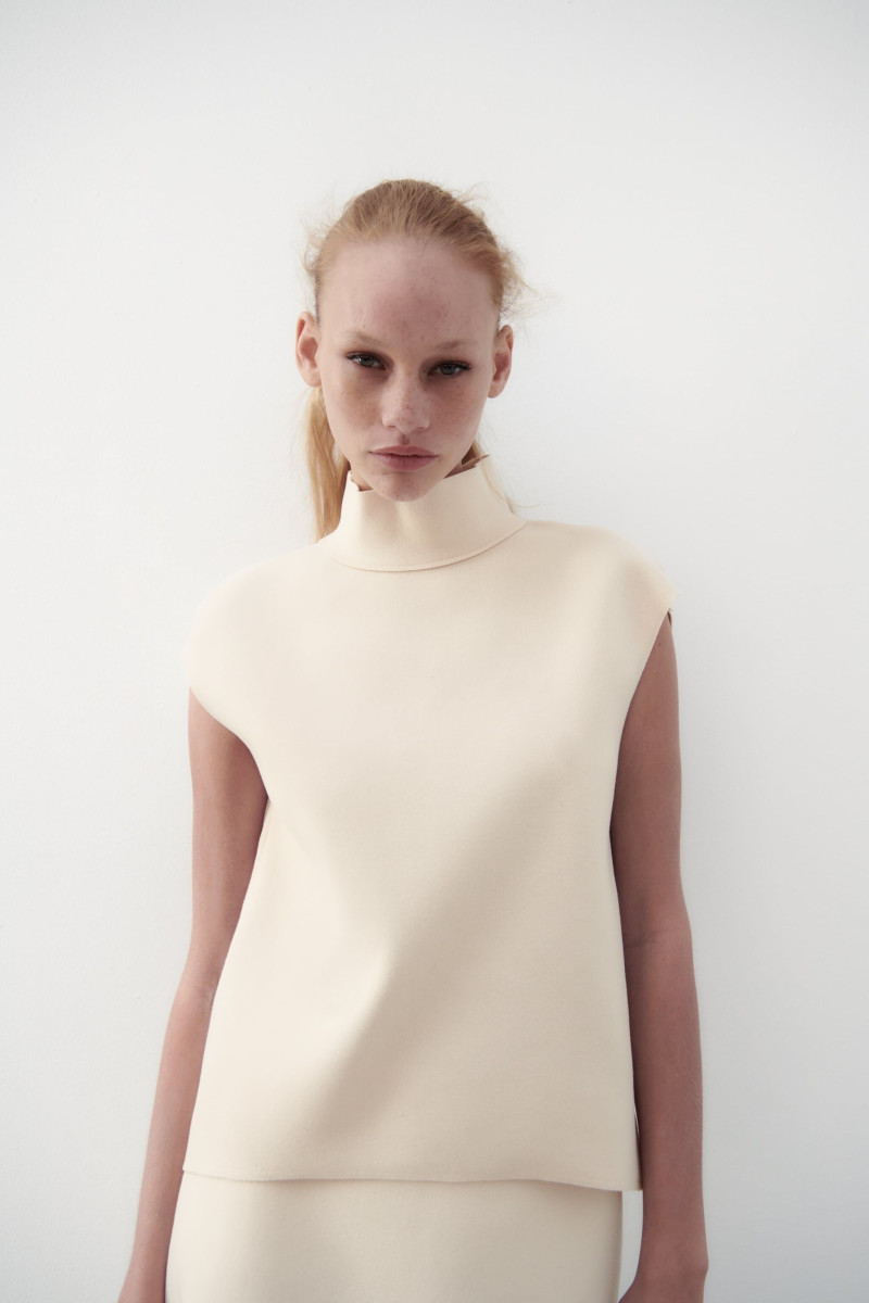 Tess Summer Carter featured in  the Zara catalogue for Spring/Summer 2023