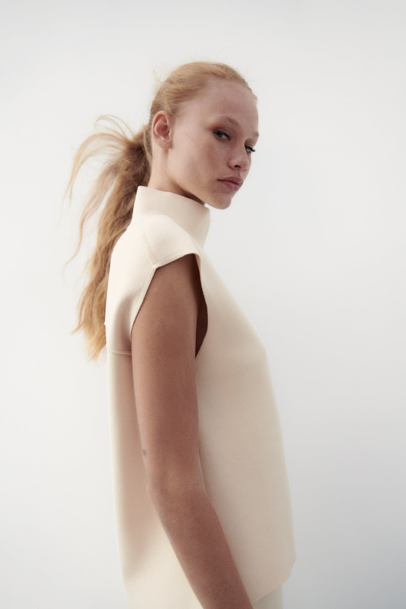 Tess Summer Carter featured in  the Zara catalogue for Spring/Summer 2023