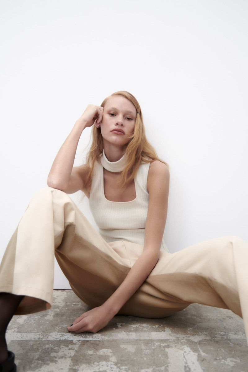 Tess Summer Carter featured in  the Zara catalogue for Spring/Summer 2023