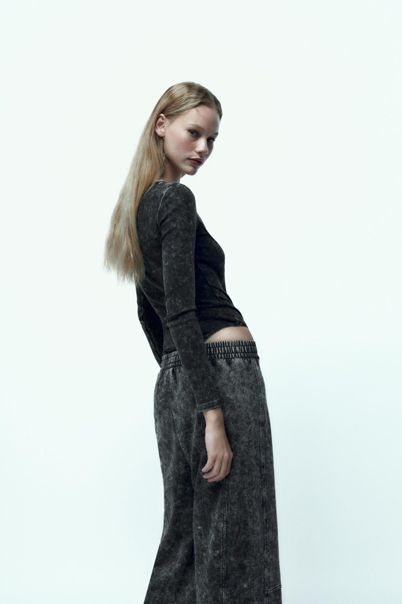 Tess Summer Carter featured in  the Zara catalogue for Spring/Summer 2023