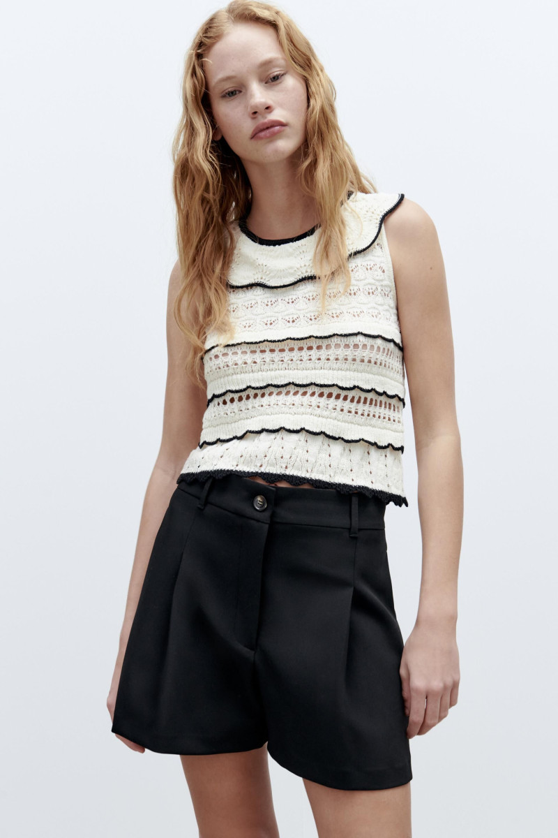 Tess Summer Carter featured in  the Zara catalogue for Spring/Summer 2023