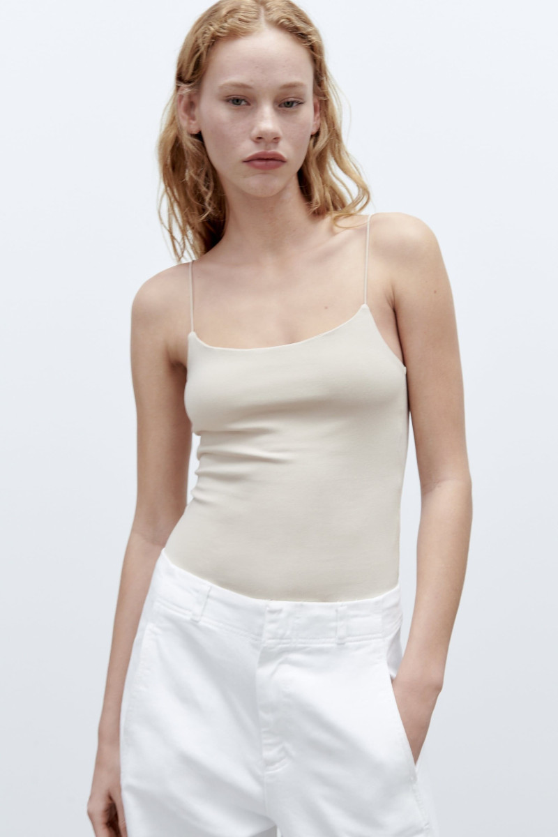 Tess Summer Carter featured in  the Zara catalogue for Spring/Summer 2023