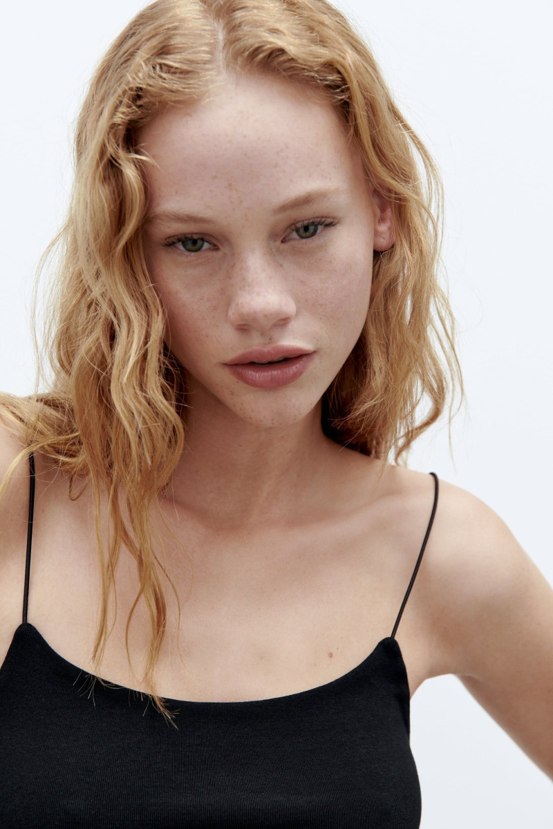 Tess Summer Carter featured in  the Zara catalogue for Spring/Summer 2023