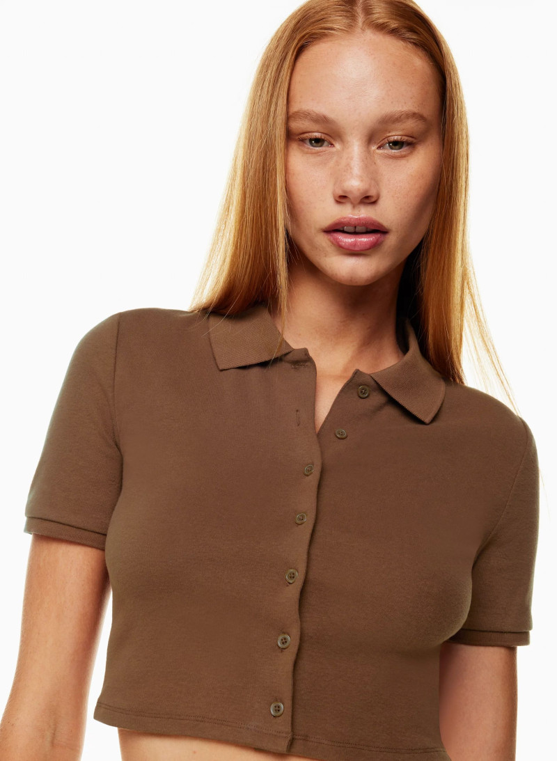 Tess Summer Carter featured in  the Aritzia catalogue for Spring/Summer 2023