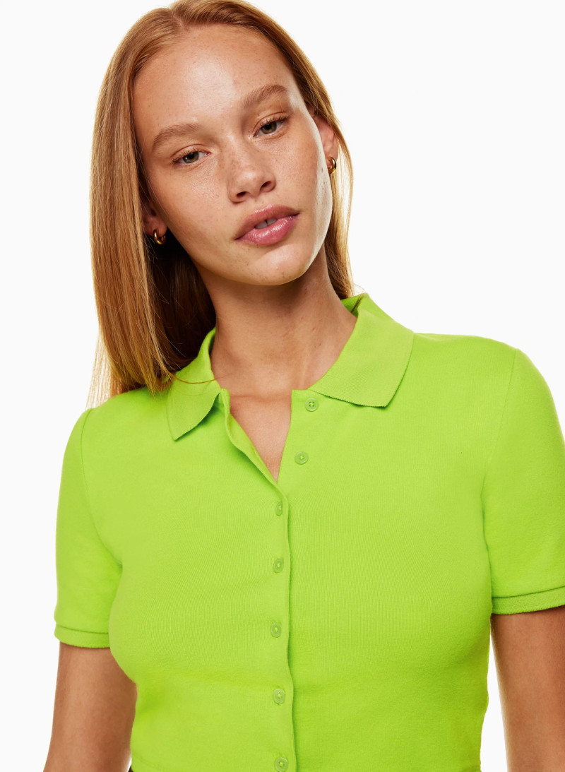 Tess Summer Carter featured in  the Aritzia catalogue for Spring/Summer 2023