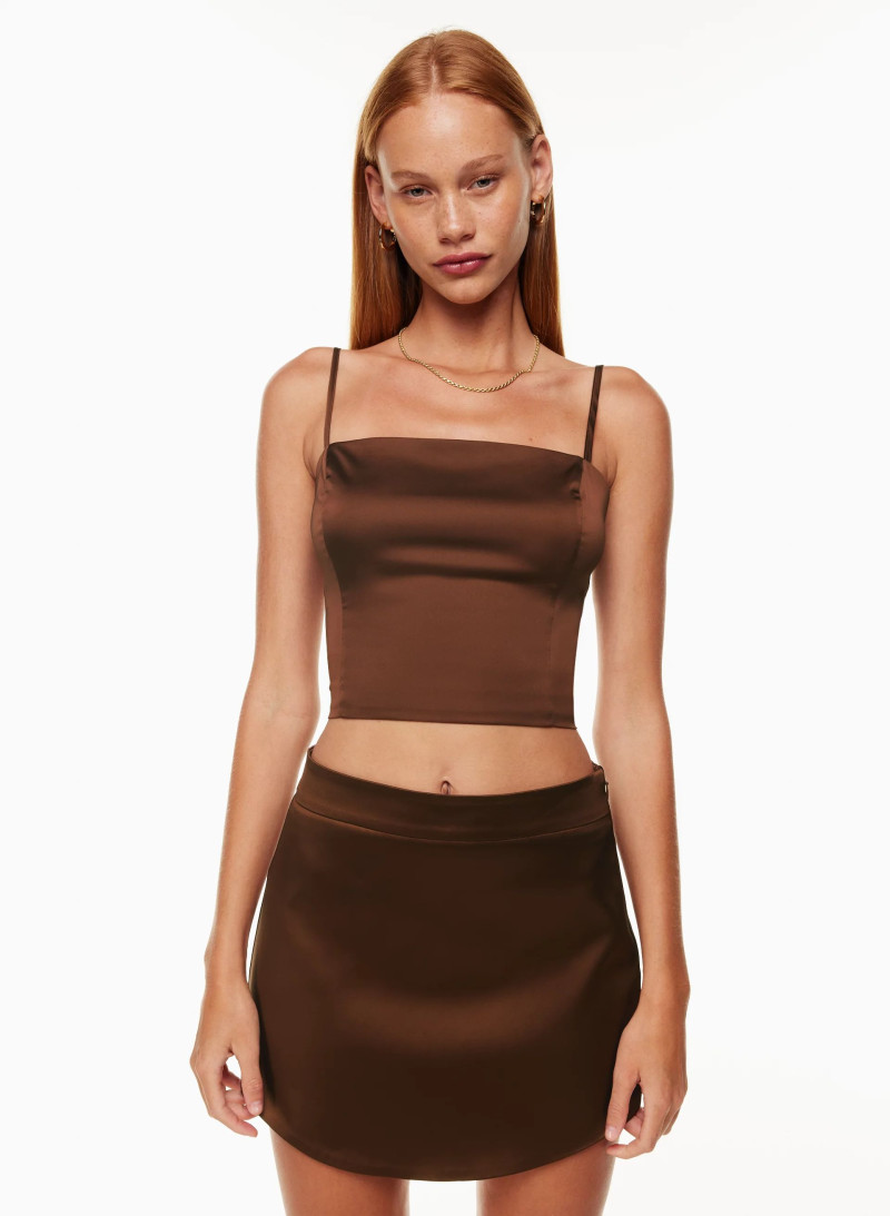 Tess Summer Carter featured in  the Aritzia catalogue for Spring/Summer 2023