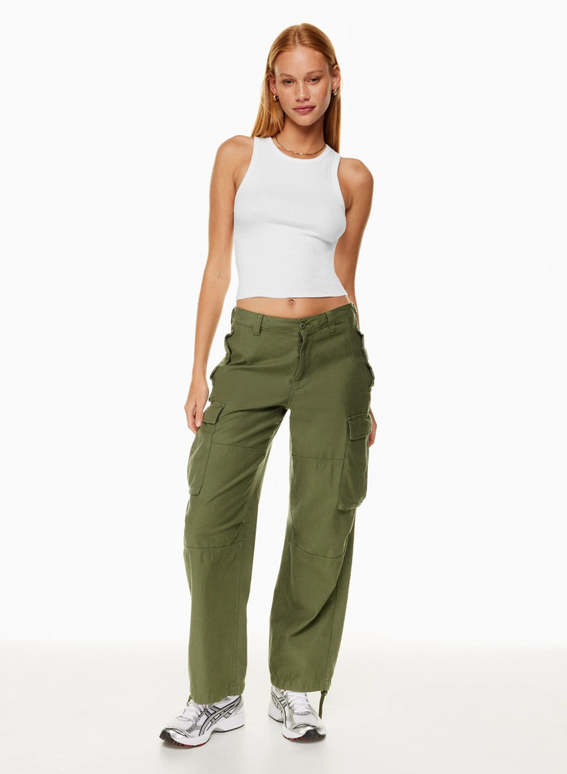 Tess Summer Carter featured in  the Aritzia catalogue for Spring/Summer 2023