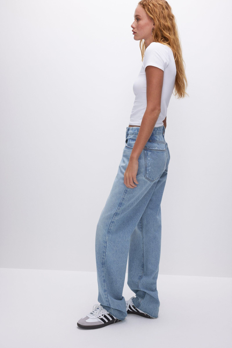 Tess Summer Carter featured in  the Good American catalogue for Spring/Summer 2023