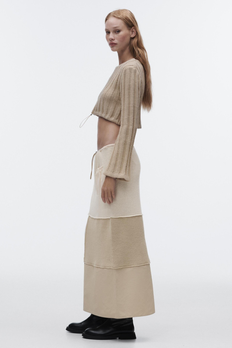 Tess Summer Carter featured in  the Zara catalogue for Spring 2023