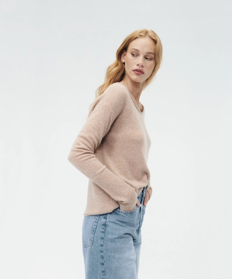 Tess Summer Carter featured in  the Naadam catalogue for Spring/Summer 2023