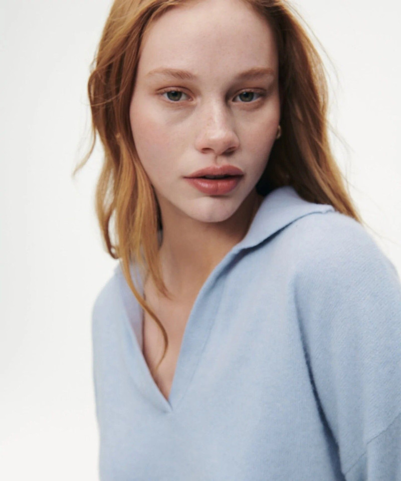 Tess Summer Carter featured in  the Naadam catalogue for Spring/Summer 2023