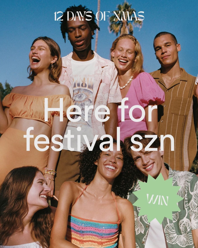 Tess Summer Carter featured in  the Cotton On lookbook for Spring/Summer 2023