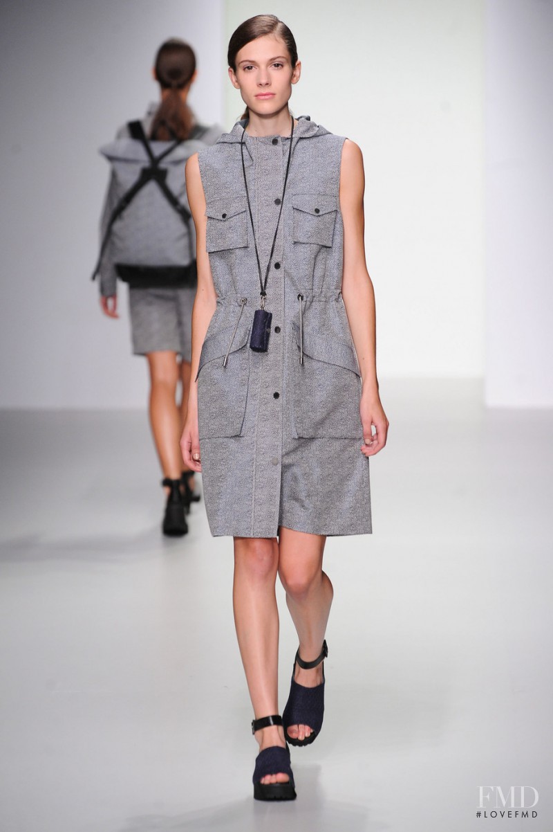 Harriet Taylor featured in  the Christopher Raeburn fashion show for Spring/Summer 2014