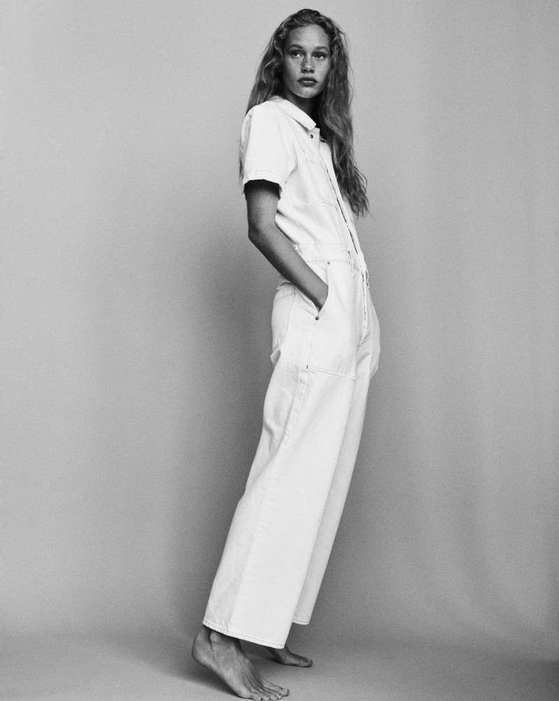 Tess Summer Carter featured in  the SLVRLAKE advertisement for Spring/Summer 2023