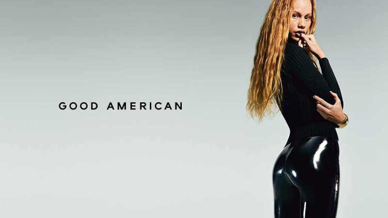 Tess Summer Carter featured in  the Good American advertisement for Spring/Summer 2022