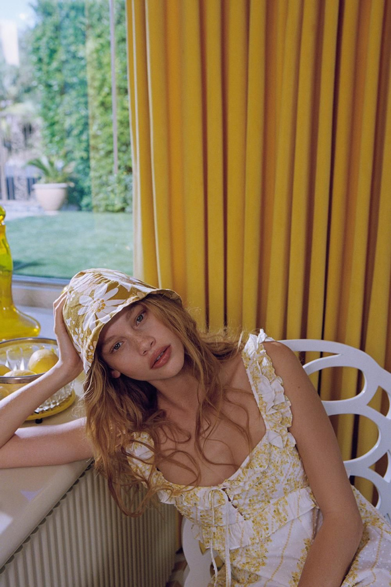 Tess Summer Carter featured in  the For Love & Lemons lookbook for Summer 2021