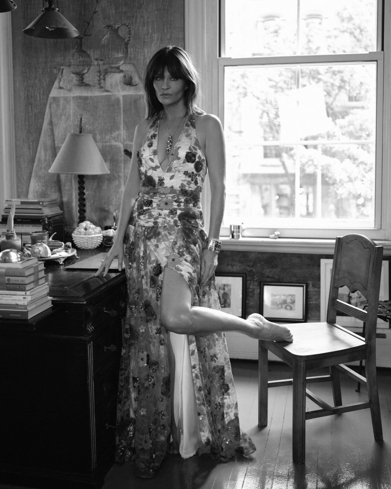 Helena Christensen featured in  the Rvng lookbook for Summer 2026
