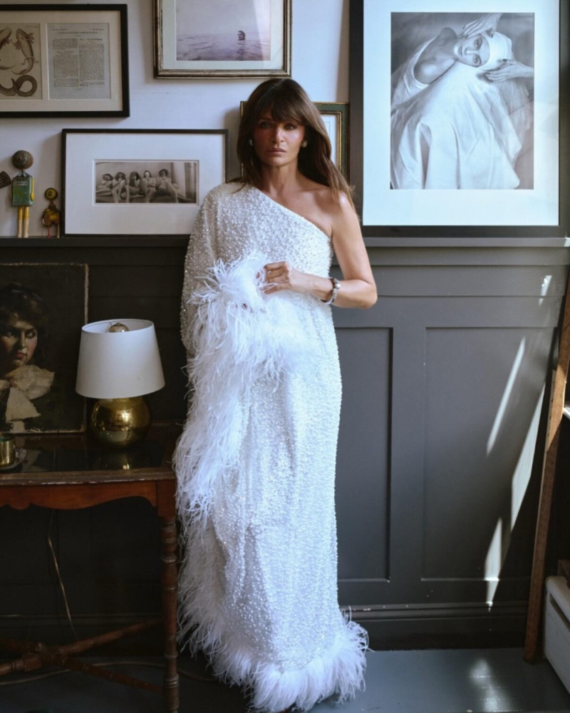 Helena Christensen featured in  the Rvng lookbook for Summer 2026
