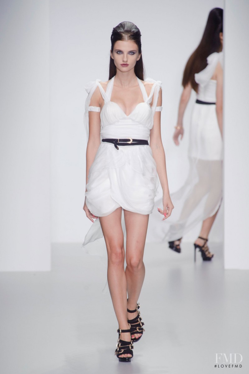 Appoline Rozhdestvenska featured in  the PPQ fashion show for Spring/Summer 2014