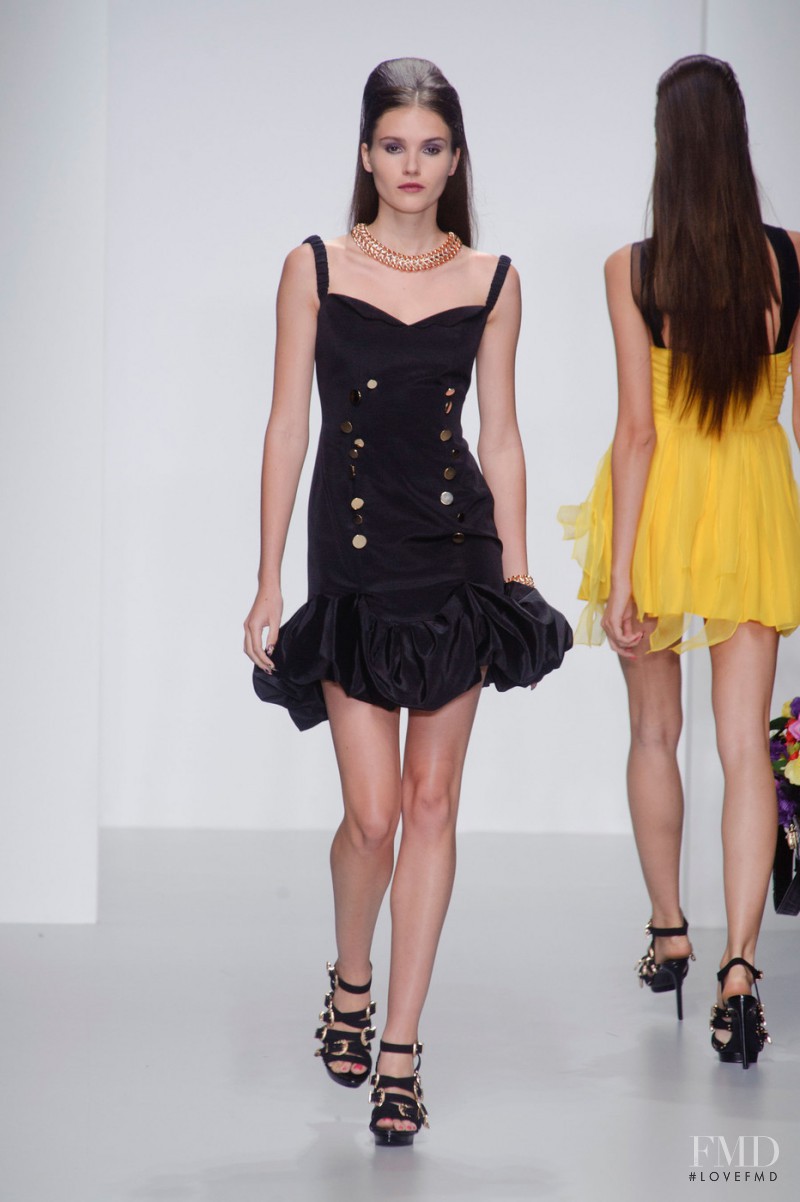 Amanda Ware featured in  the PPQ fashion show for Spring/Summer 2014