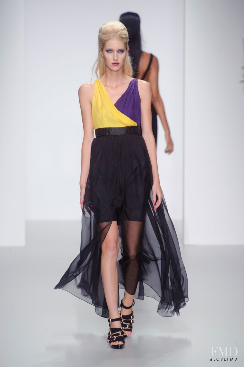 Eveline Rozing featured in  the PPQ fashion show for Spring/Summer 2014