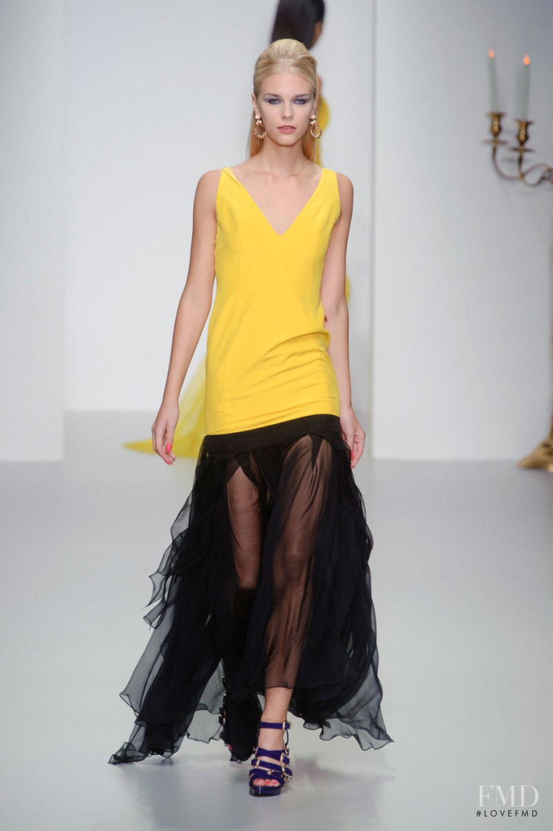 Sanna Bäckström featured in  the PPQ fashion show for Spring/Summer 2014