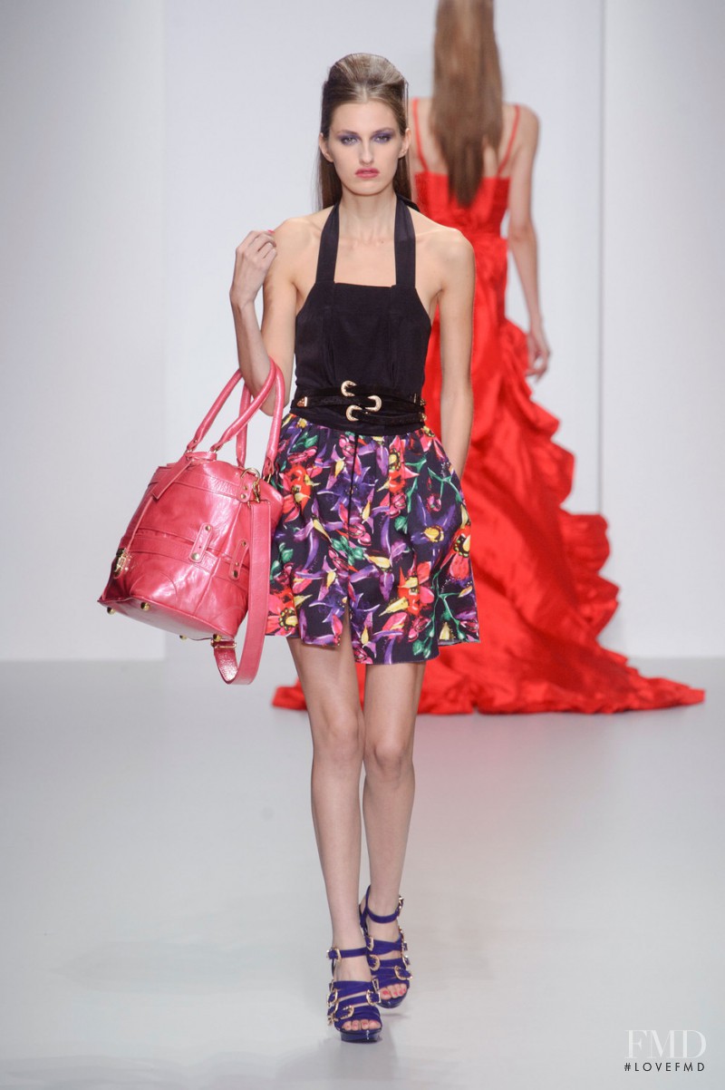 Zoe Huxford featured in  the PPQ fashion show for Spring/Summer 2014