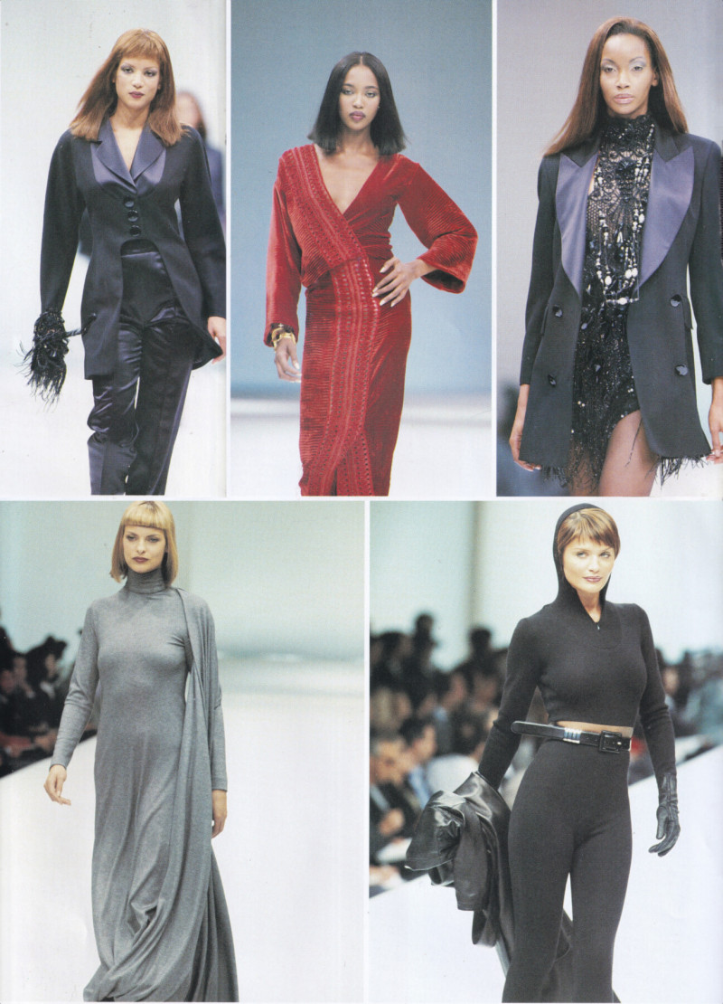 Beverly Peele featured in  the Gianfranco Ferré fashion show for Autumn/Winter 1994