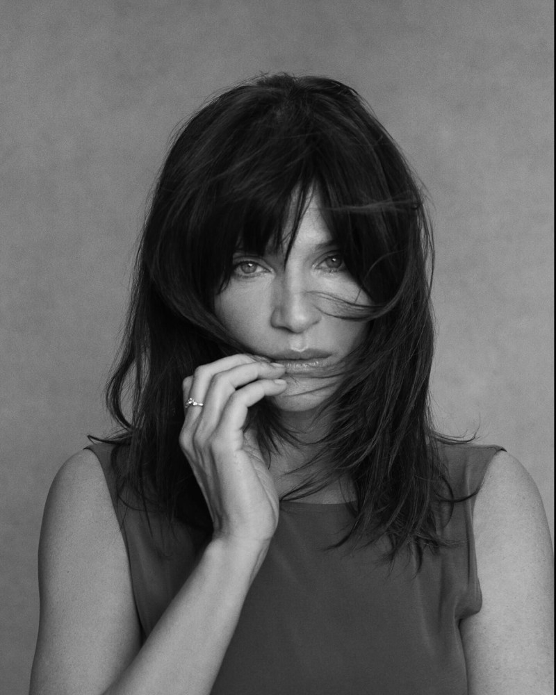 Helena Christensen featured in  the Rouje Paris advertisement for Spring/Summer 2025