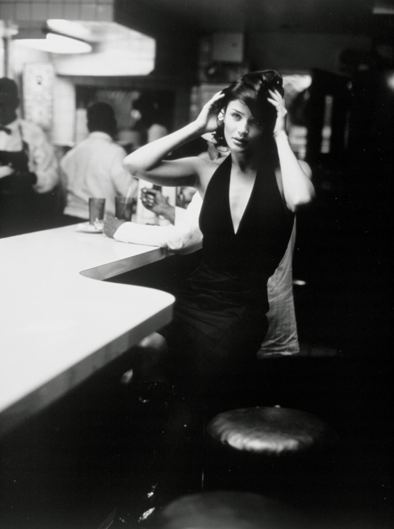 Helena Christensen featured in  the Roberto Verino advertisement for Autumn/Winter 1995
