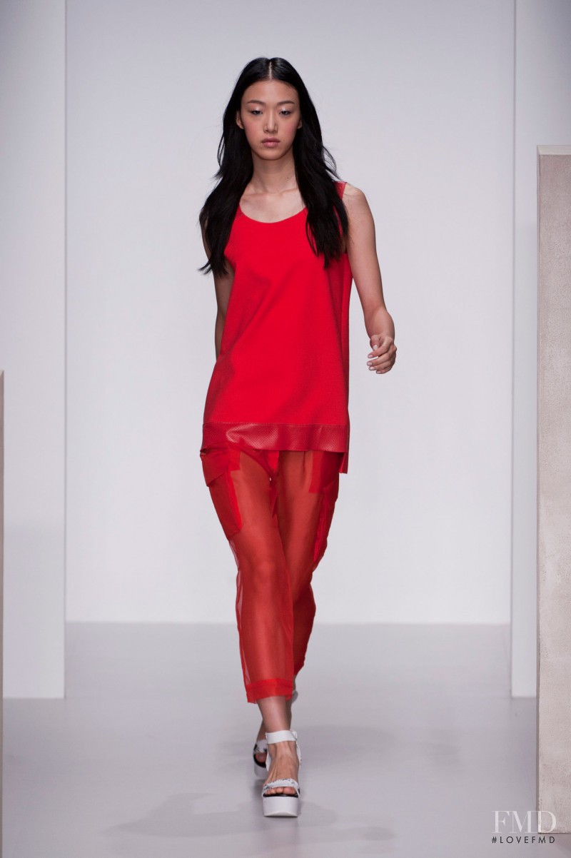 So Ra Choi featured in  the Zoe Jordan fashion show for Spring/Summer 2014