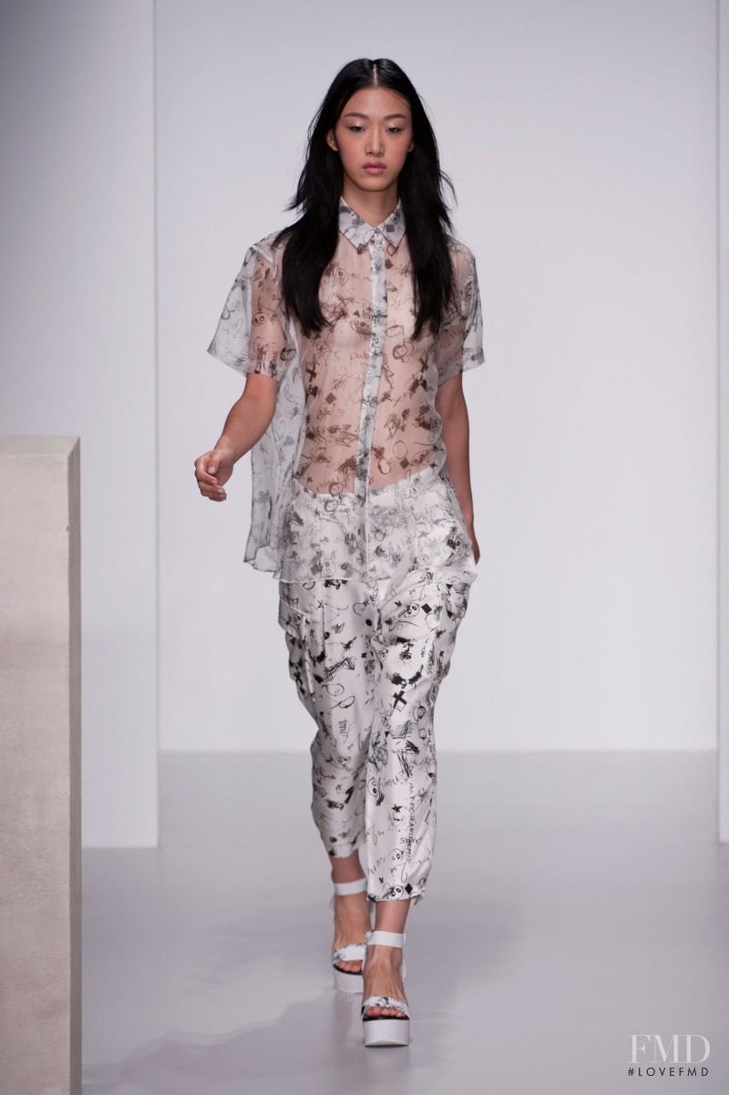 So Ra Choi featured in  the Zoe Jordan fashion show for Spring/Summer 2014