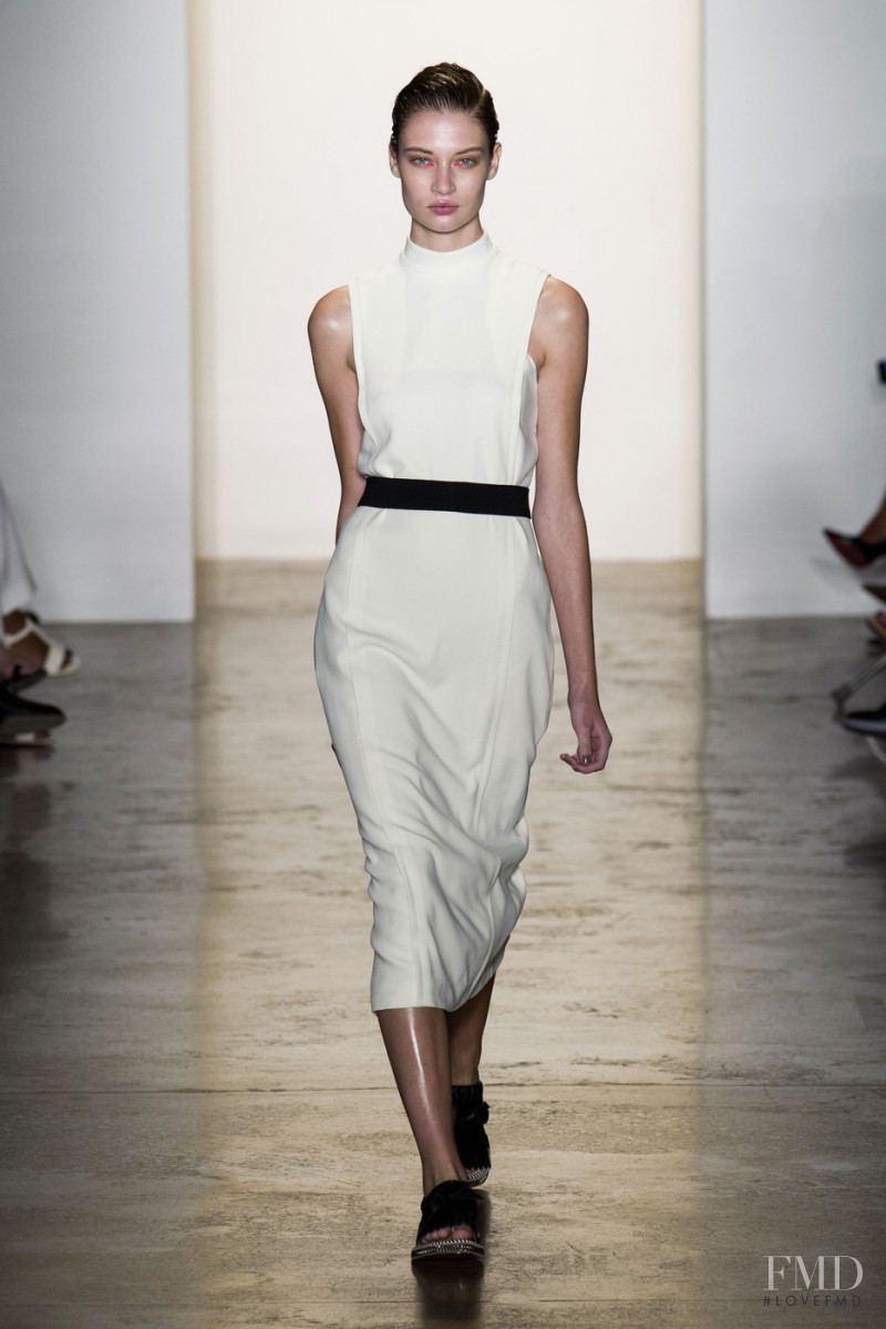 Lieke van Houten featured in  the Peter Som fashion show for Spring/Summer 2015