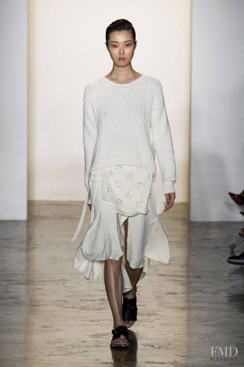 Sung Hee Kim featured in  the Peter Som fashion show for Spring/Summer 2015
