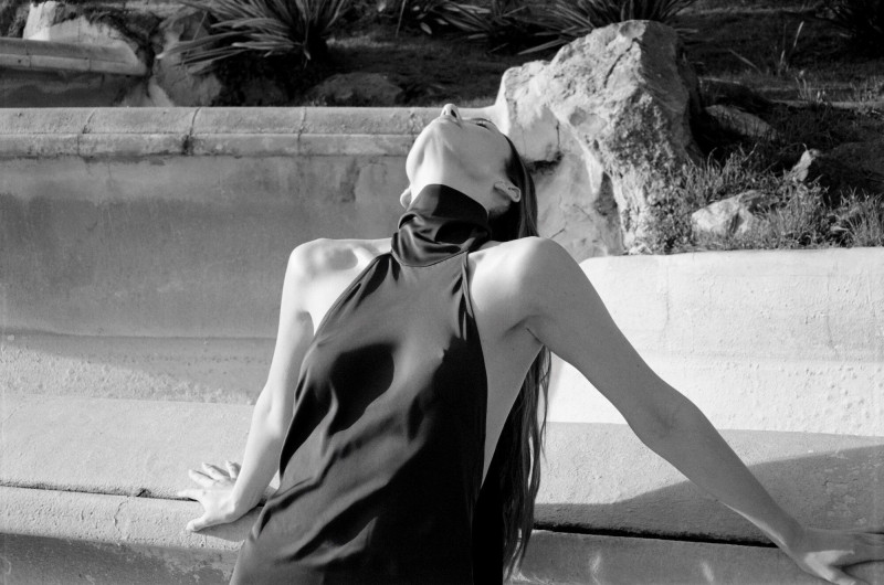 Lorena Rae featured in  the RAERE lookbook for Spring/Summer 2025