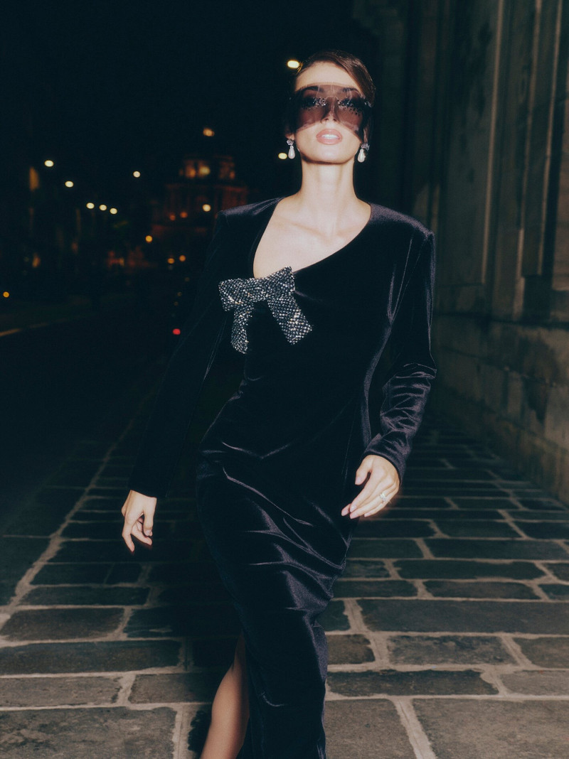 Lorena Rae featured in  the Nana Jacqueline Prologue Of The Night lookbook for Holiday 2024