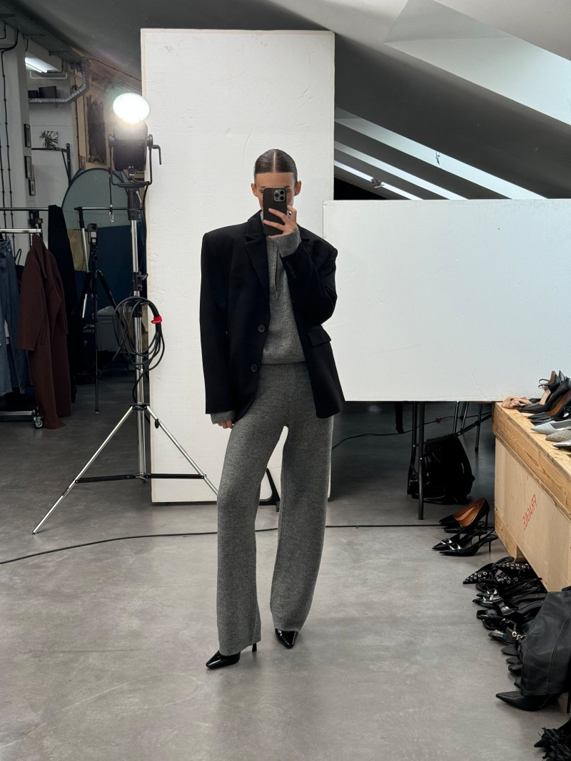 Lorena Rae featured in  the RAERE lookbook for Holiday 2024