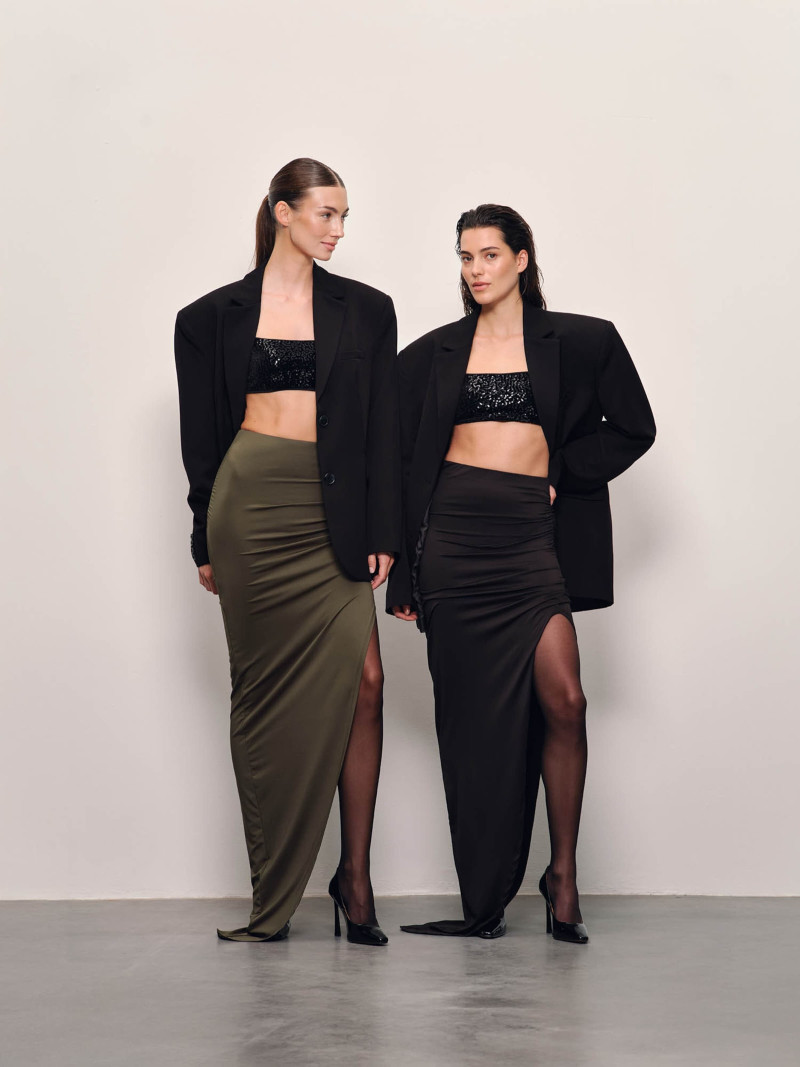 Lorena Rae featured in  the RAERE lookbook for Holiday 2024