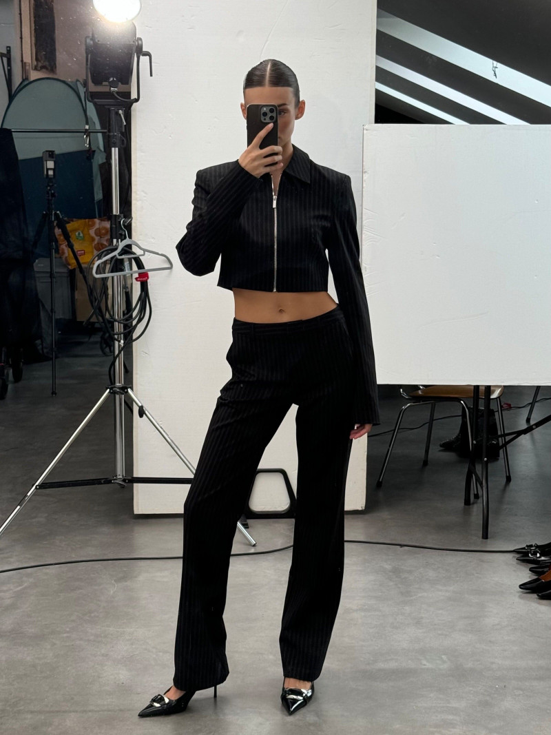 Lorena Rae featured in  the RAERE lookbook for Holiday 2024