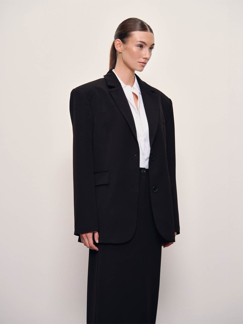 Lorena Rae featured in  the RAERE lookbook for Holiday 2024