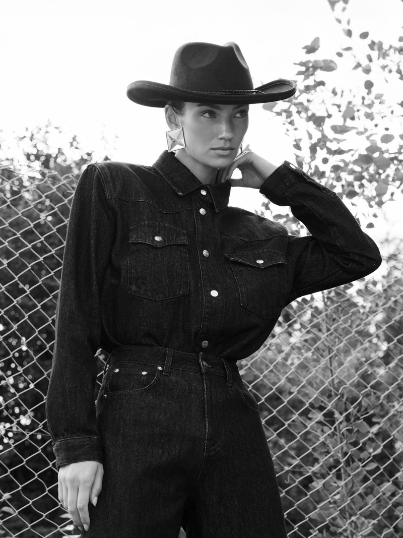 Lorena Rae featured in  the RAERE lookbook for Autumn/Winter 2023