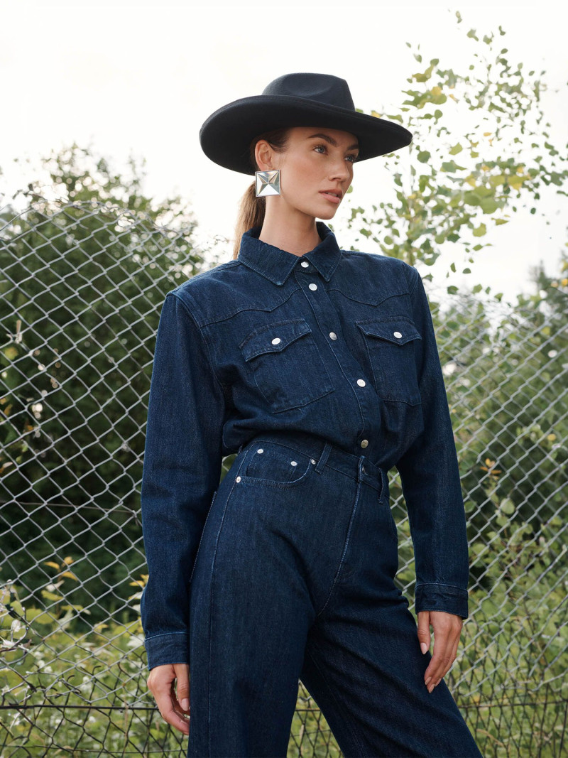 Lorena Rae featured in  the RAERE lookbook for Autumn/Winter 2023